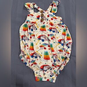 Posh Peanut Vintage Fischer Price Bubble Romper - 6-12 M